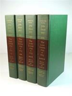 Later Letters of John Stuart Mill 1849-1873 (4 ... 0802052614 Book Cover