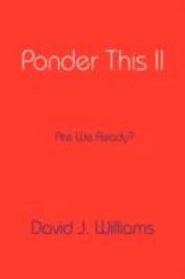 Ponder This II 1434344665 Book Cover