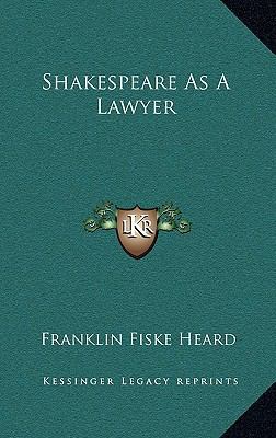 Shakespeare as a Lawyer 1163431893 Book Cover