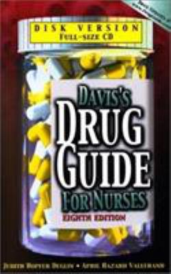 Davis's Drug Guide for Nurses (Book with CD-ROM... 0803609388 Book Cover