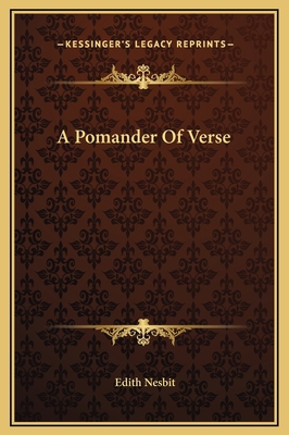 A Pomander Of Verse 1169207073 Book Cover