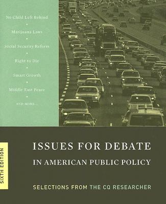 Issues for Debate in American Public Policy: Se... 193311603X Book Cover