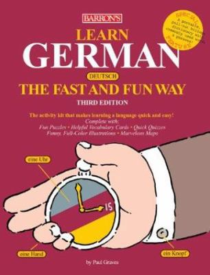 Learn German the Fast and Fun Way 0764125400 Book Cover