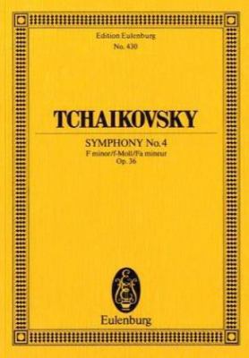 Symphony No. 4 in F Minor, Op. 36: Study Score 3795766559 Book Cover