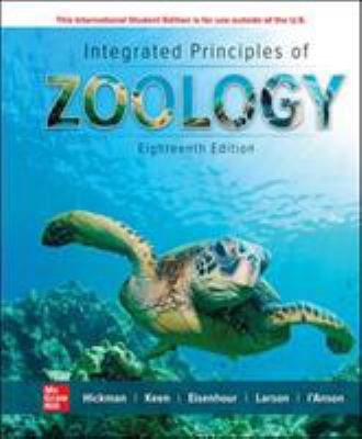 ISE Integrated Principles of Zoology 1260565971 Book Cover