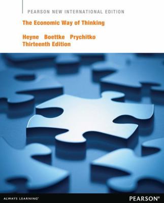 The Economic Way of Thinking: Pearson New Inter... 1292026790 Book Cover