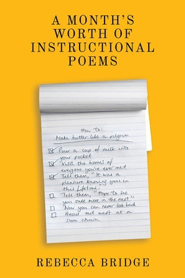 A Month's Worth of Instructional Poems 1733048804 Book Cover