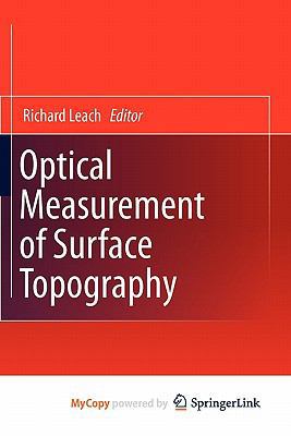 Optical Measurement of Surface Topography 364212013X Book Cover