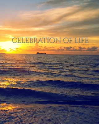 Celebration of life Sunset rememberance Journal... 0464252555 Book Cover