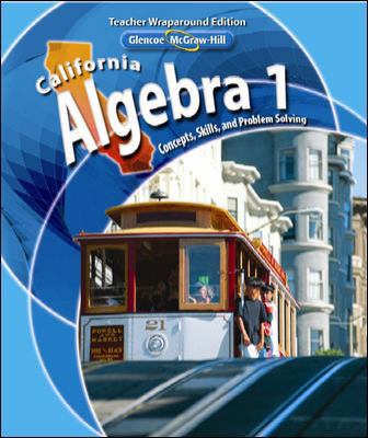 California Algebra 1: Concepts, Skills, and Pro... B001942FPY Book Cover