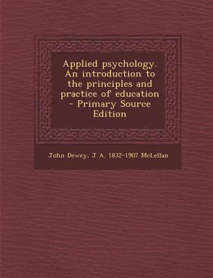 Applied Psychology. an Introduction to the Prin... 1287807399 Book Cover