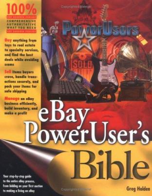eBayPowerUser's Bible 0764559427 Book Cover