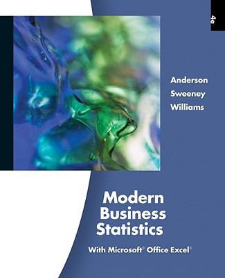 Modern Business Statistics with Microsoft Excel... 0538479752 Book Cover