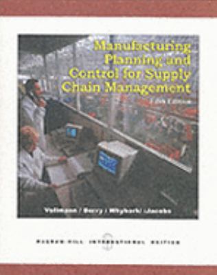 Manufacturing Planning and Control for Supply C... 0071121331 Book Cover