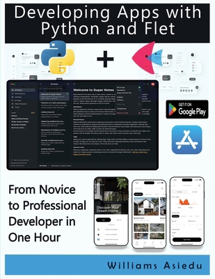 Developing Apps with Python and Flet B0FC58LTZ2 Book Cover