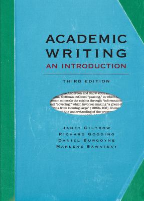Academic Writing: An Introduction - Third Edition 1554811872 Book Cover