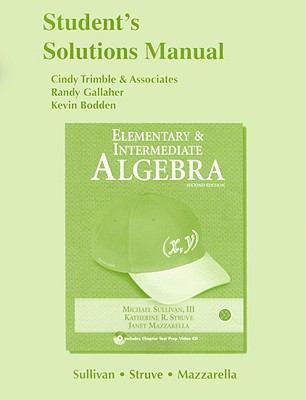 Student Solutions Manual for Elementary & Inter... 0321593510 Book Cover
