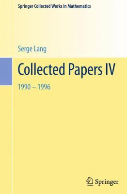 Collected Papers IV: 1990-1996 1461461383 Book Cover