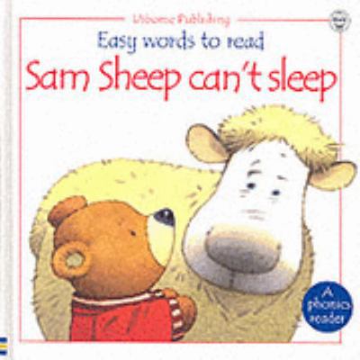 Sam Sheep Can't Sleep (Usborne Easy Words to Read) 0746038623 Book Cover