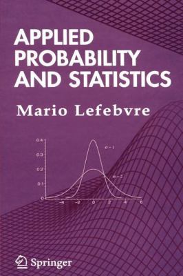 Applied Probability and Statistics 1441921060 Book Cover