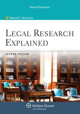 Legal Research Explained 0735587671 Book Cover