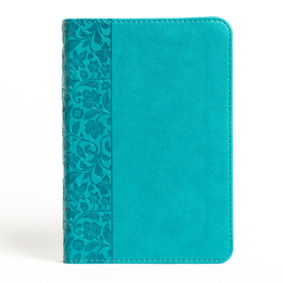 NASB Large Print Compact Reference Bible, Teal ... 1087765722 Book Cover