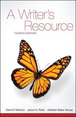 A Writer's Resource 0077397355 Book Cover