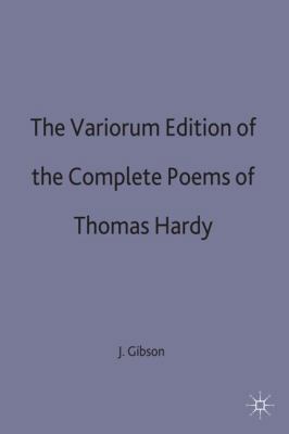 The Variorum Edition of the Complete Poems of T... 0333237730 Book Cover