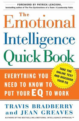 The Emotional Intelligence Quick Book: Everythi... 0743273265 Book Cover