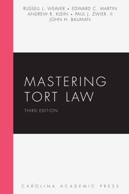 Mastering Tort Law (Mastering Series) 1531022774 Book Cover
