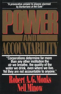 Power and accountability 0887305121 Book Cover