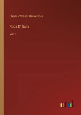 Roba D' Italia: Vol. 1 3385250323 Book Cover