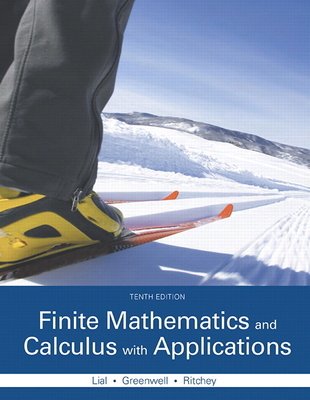 Finite Mathematics and Calculus with Applications 0321979400 Book Cover