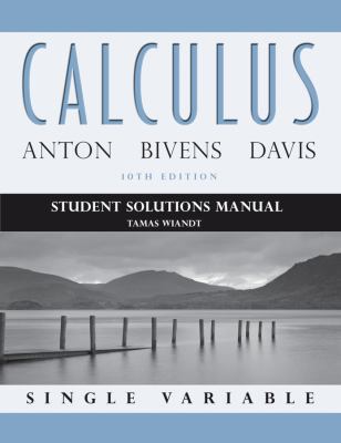 Student Solutions Manual to accompany Calculus ... 1118173821 Book Cover