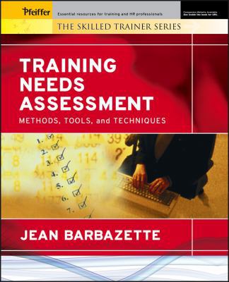 Training Needs Assessment 0787975257 Book Cover