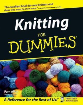Knitting for Dummies 076455395X Book Cover