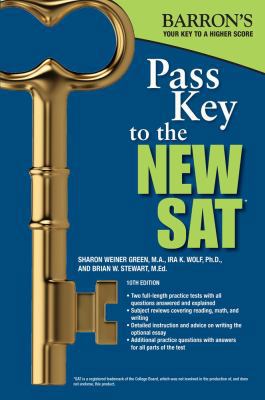 Pass Key to the New Sat, 10th Edition 1438006489 Book Cover