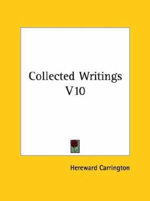 Collected Writings V10 142548154X Book Cover