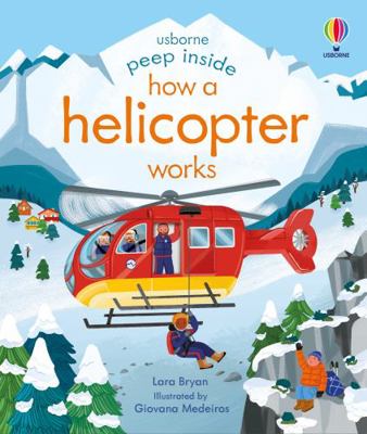 Peep Inside How a Helicopter Works            Book Cover