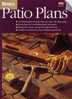 Ortho's Patio Plans 0897214129 Book Cover