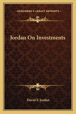 Jordan On Investments 1163148261 Book Cover