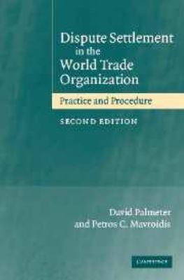 Dispute Settlement in the World Trade Organizat... 1139177931 Book Cover