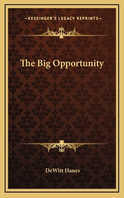 The Big Opportunity 1163377686 Book Cover