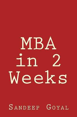 MBA in 2 Weeks 1523475196 Book Cover