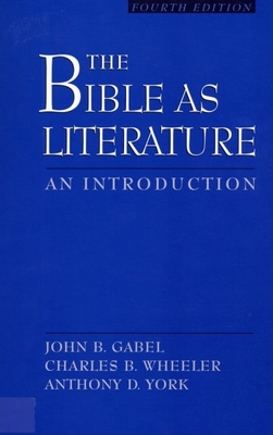 The Bible As Literature: An Introduction 0195128532 Book Cover