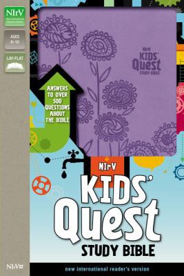 Kids' Quest Study Bible-NIRV: Answers to Over 5... 0310744911 Book Cover