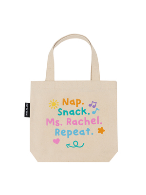 Nap. Snack. Ms. Rachel. Repeat Mini Tote Bag            Book Cover