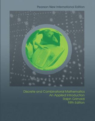Discrete and Combinatorial Mathematics: Pearson... 1292022795 Book Cover
