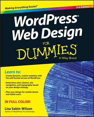 Wordpress Web Design for Dummies 111908864X Book Cover