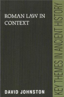 Roman Law in Context 0521639611 Book Cover